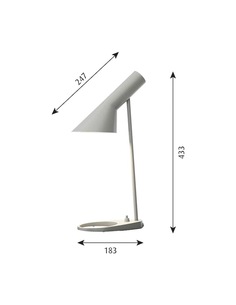 rinascente Louis Poulsen Aj Table Mini - Grey