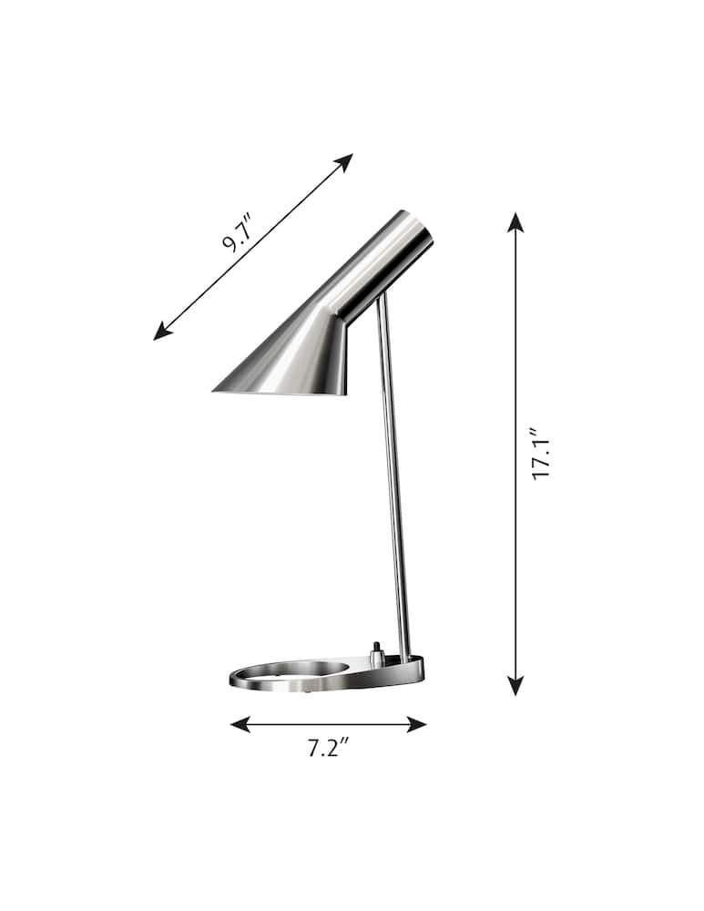 rinascente Louis Poulsen Aj Table Mini lampada da tavolo - Argento