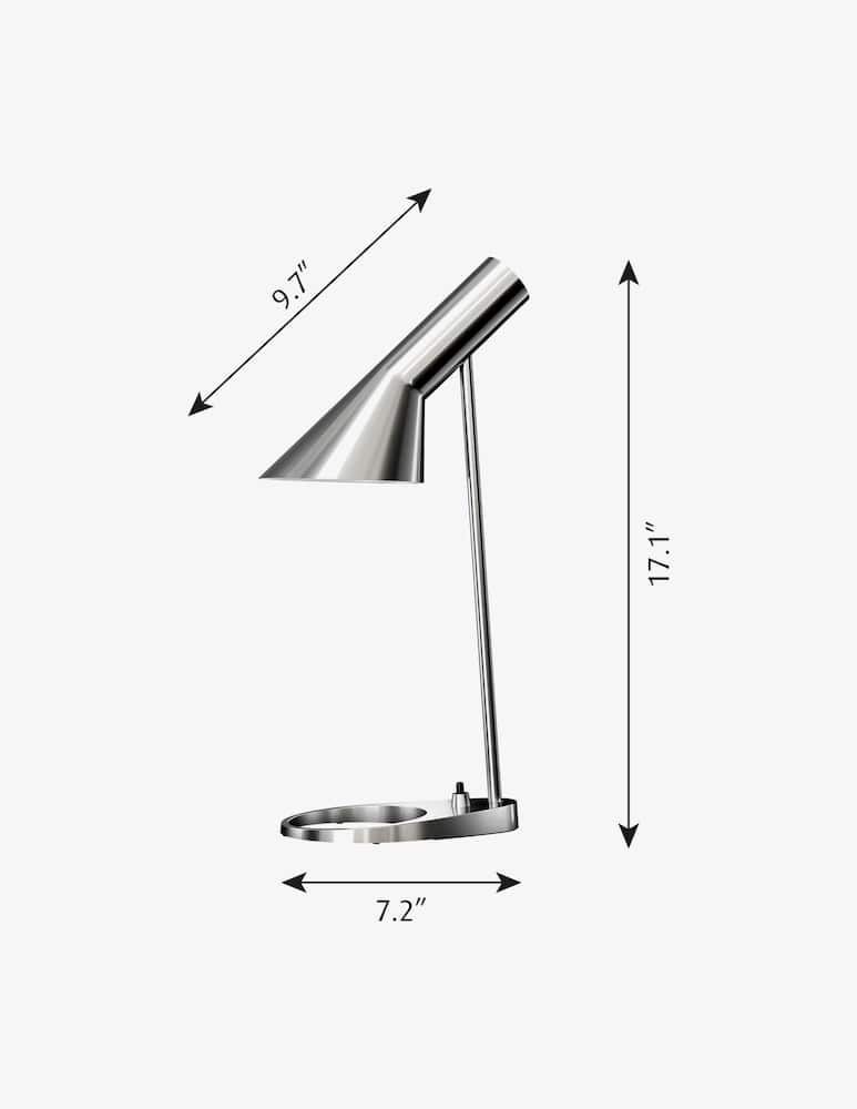 Louis Poulsen Aj Table Mini - Silver - picture 2 Louis Poulsen Aj Table Mini - Silver - picture 2
