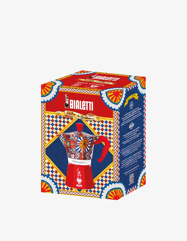 rinascente Bialetti D&G Moka Express 6 Tazze - Multicolor