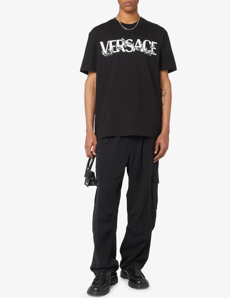 rinascente Versace Maglietta logo barocco 