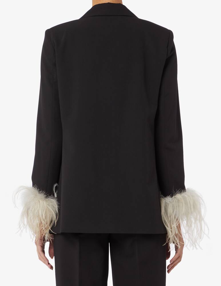 rinascente The Archivia Giacca blazer con piume Ares