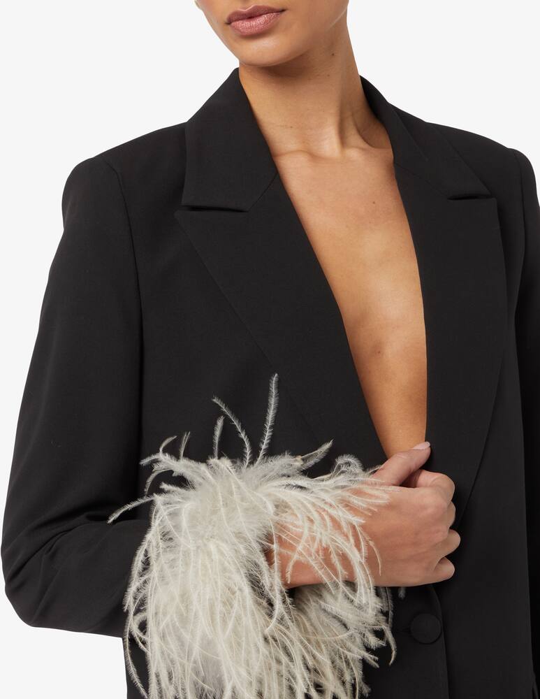 rinascente The Archivia Giacca blazer con piume Ares