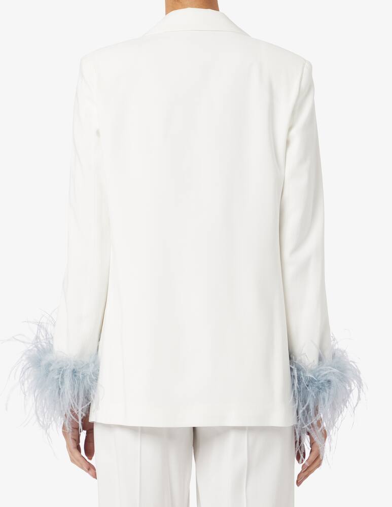 rinascente The Archivia Giacca blazer con piume Ares