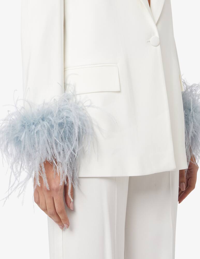 rinascente The Archivia Giacca blazer con piume Ares