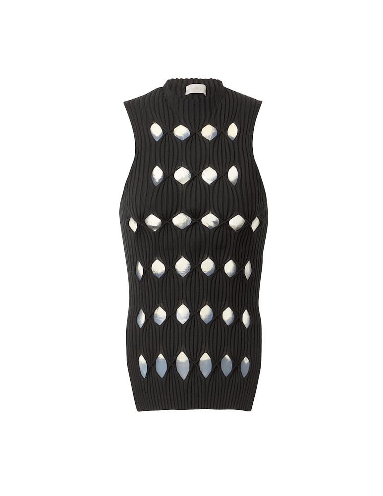 rinascente MRZ Simona Marziali Top girocollo senza maniche 