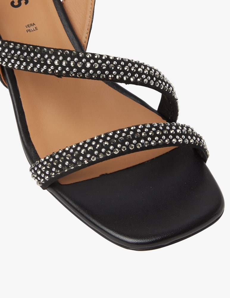 rinascente Carmens Leather heeled sandals