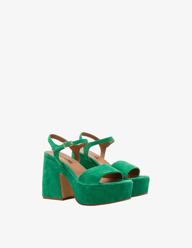 Carmens Leather heeled sandals - picture 2 Carmens Leather heeled sandals - picture 2