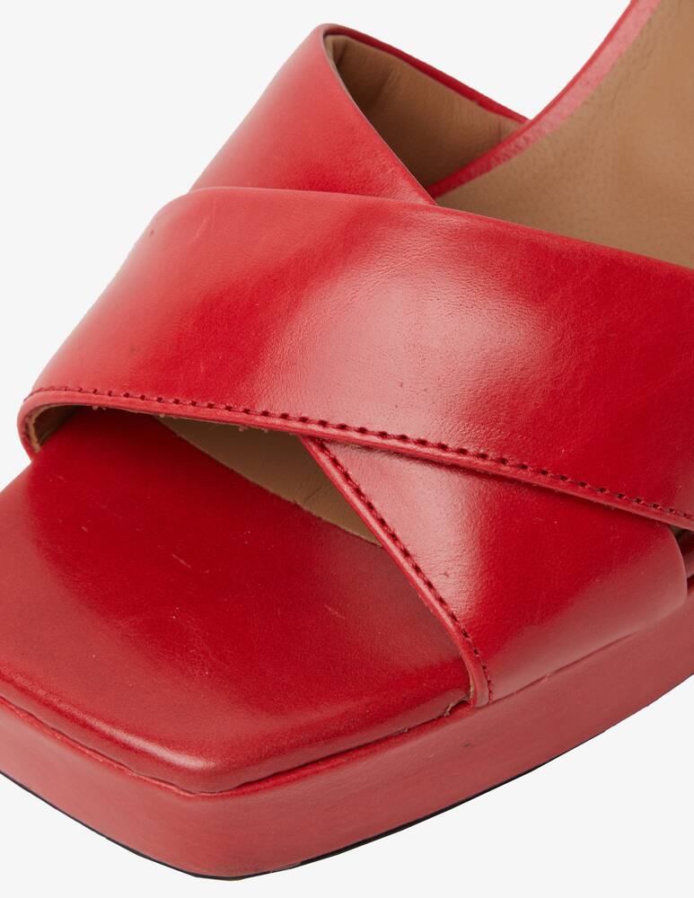 rinascente Carmens Leather heeled sandals