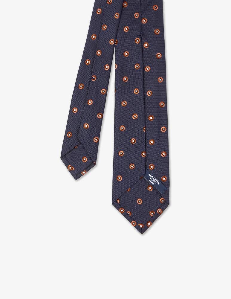 rinascente Barba Napoli Cravatta jacquard fiore 