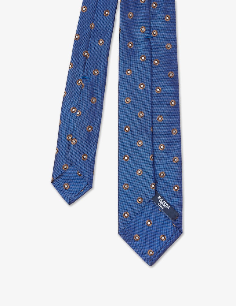 rinascente Barba Napoli Cravatta jacquard fiore 