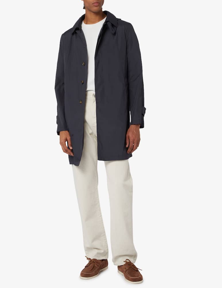 rinascente L'impermeabile Technical trench with removable hood 