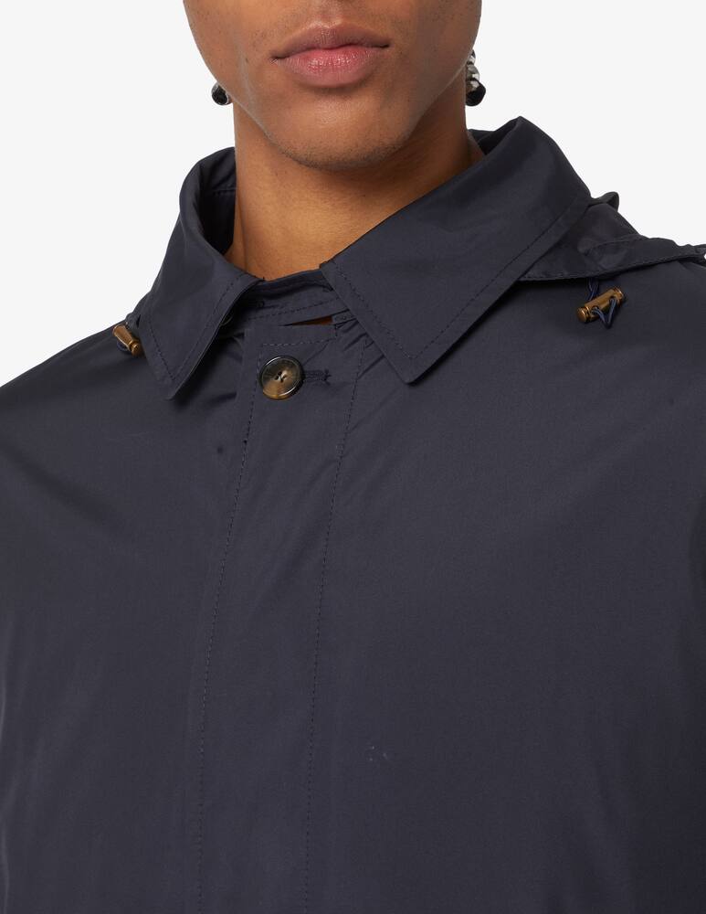 rinascente L'impermeabile Technical trench with removable hood 