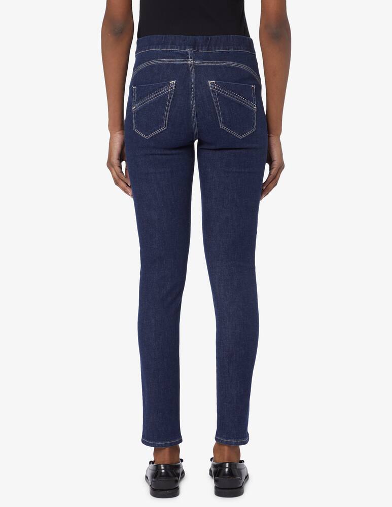 rinascente Elizabeth Ascot Fake pockets trousers with elastic