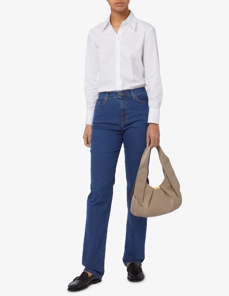 Shop Elizabeth Ascot Classic fit 5pocket jeans on Rinascente