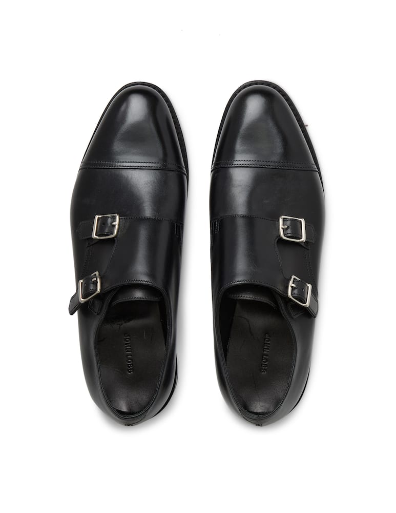 rinascente John Lobb Scarpa in pelle William con doppia fibbia 