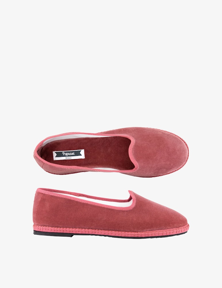 Papusse Friuliane velvet shoes pink - picture 4 Papusse Friuliane velvet shoes pink - picture 4