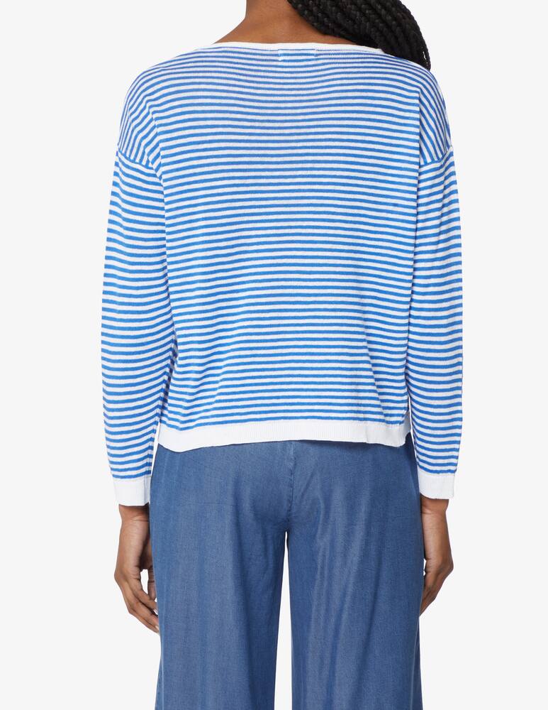 rinascente Rinascente Collection Maglia in misto lino con scollo a barca