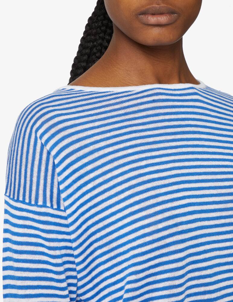 rinascente Rinascente Collection Maglia in misto lino con scollo a barca