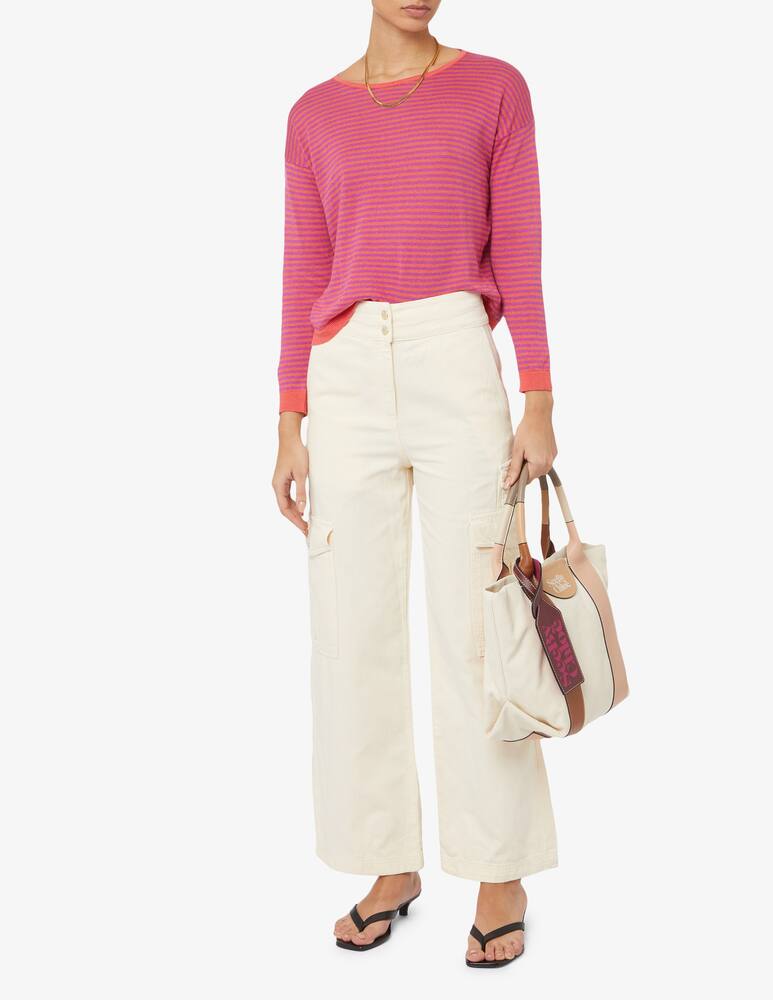 rinascente Rinascente Collection Maglia in misto lino con scollo a barca