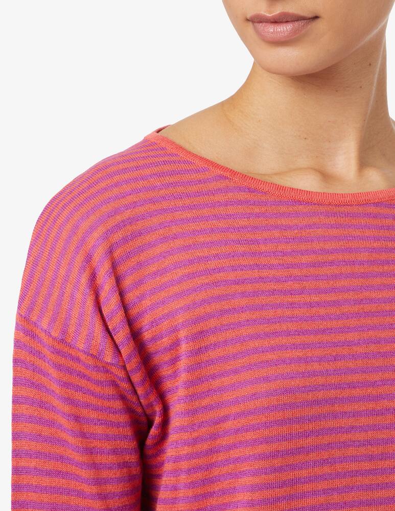 rinascente Rinascente Collection Maglia in misto lino con scollo a barca