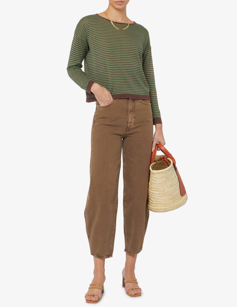 rinascente Rinascente Collection Maglia in misto lino con scollo a barca