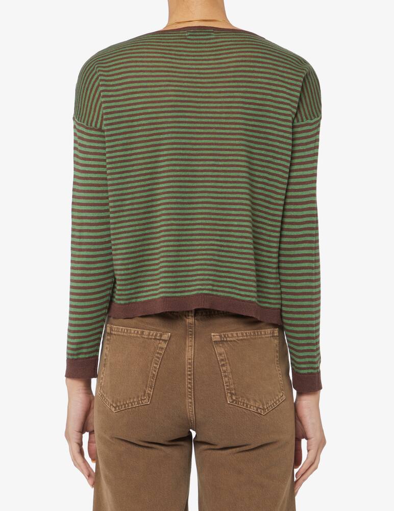 rinascente Rinascente Collection Maglia in misto lino con scollo a barca