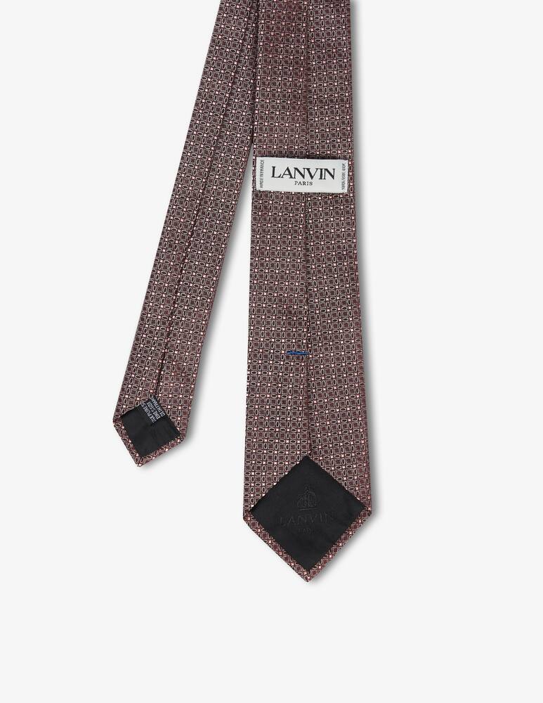 rinascente Lanvin Micro flower jacquard tie 