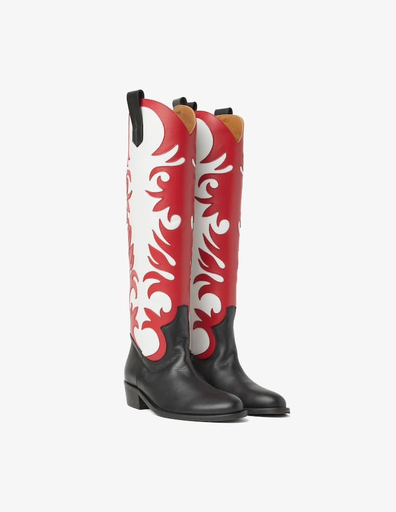 rinascente VIA ROMA 15 Malibu tex knee high boots