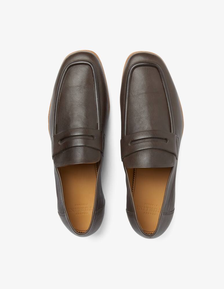 rinascente Sturlini Square toe leather loafers 