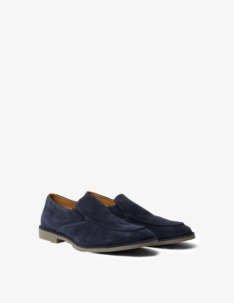 rinascente Sturlini Suede slip on loafers 