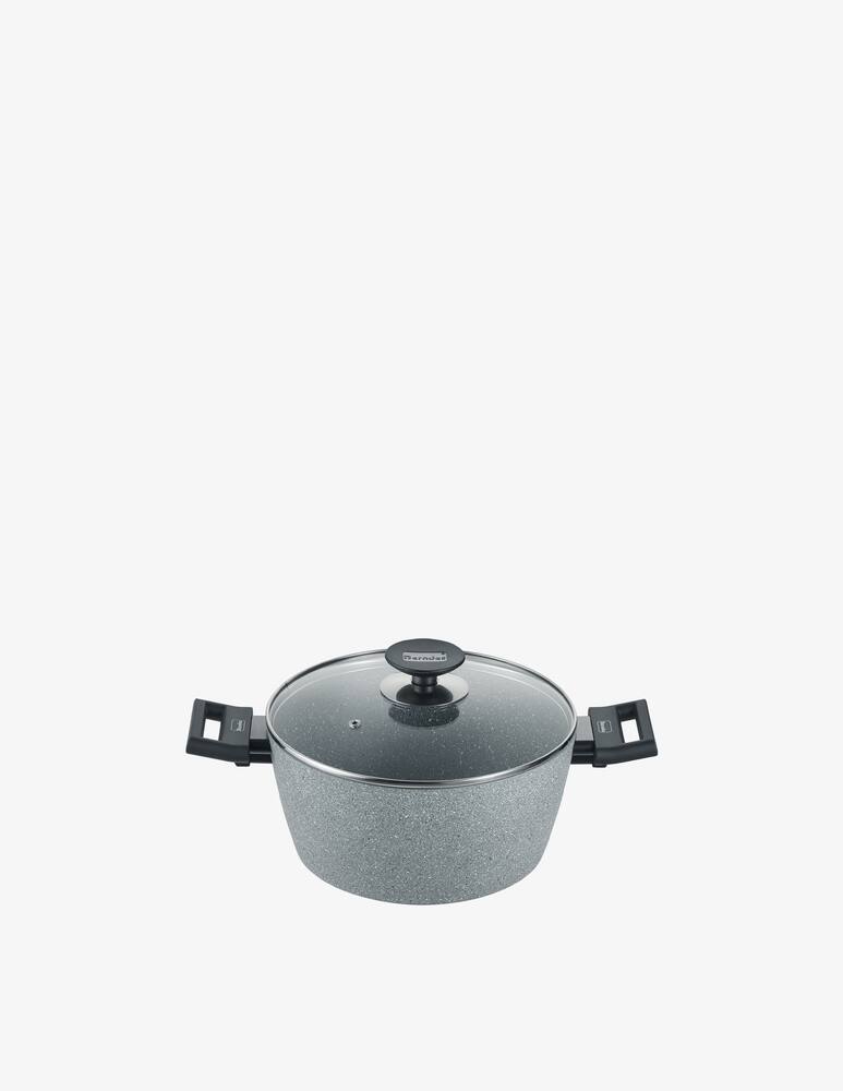 rinascente Berndes Alu Special Stone Cooking Pot 24 cm with glass lid