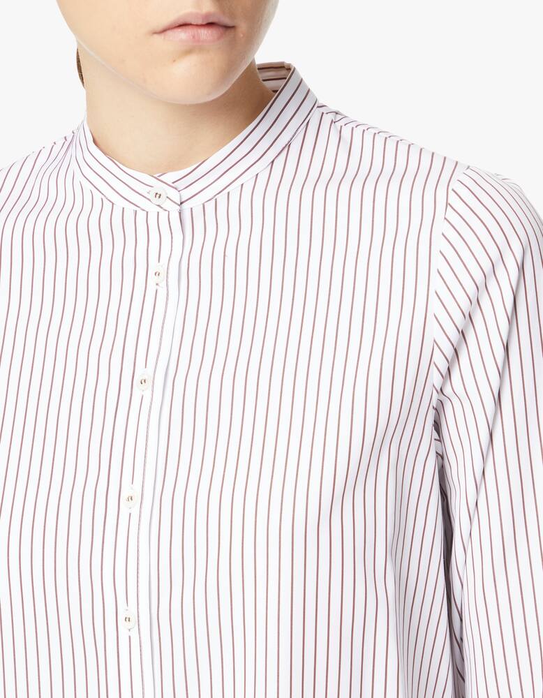 rinascente Rosso35 Vestito svasato a righe in cotone