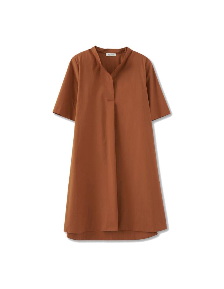 rinascente Rosso35 Vestito a maniche corte in popeline di cotone