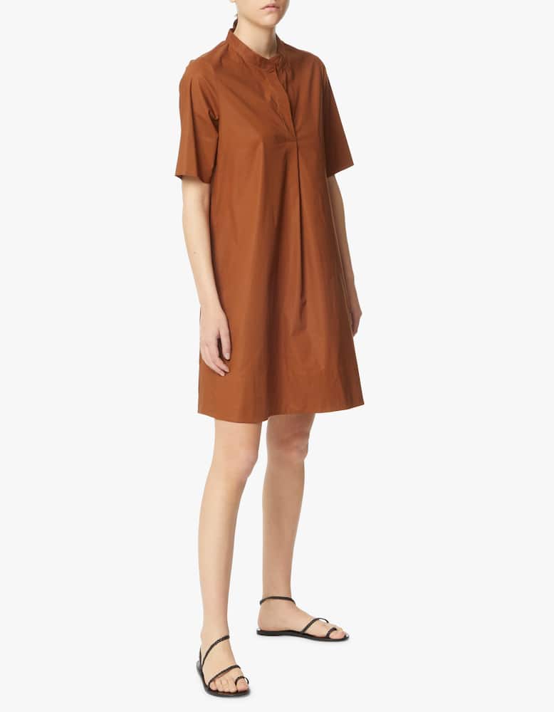 rinascente Rosso35 Vestito a maniche corte in popeline di cotone