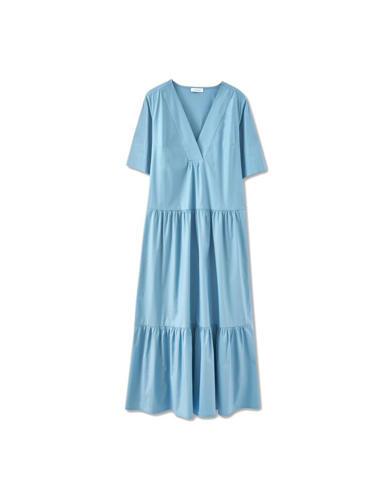 rinascente Rosso35 Vestito midi in popeline di cotone