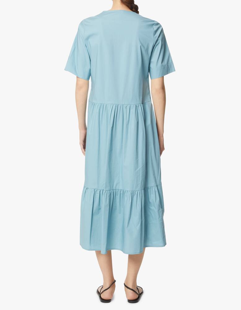 rinascente Rosso35 Vestito midi in popeline di cotone