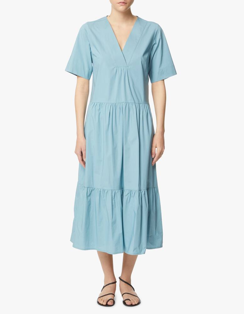 rinascente Rosso35 Vestito midi in popeline di cotone