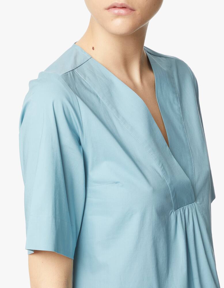 rinascente Rosso35 Vestito midi in popeline di cotone