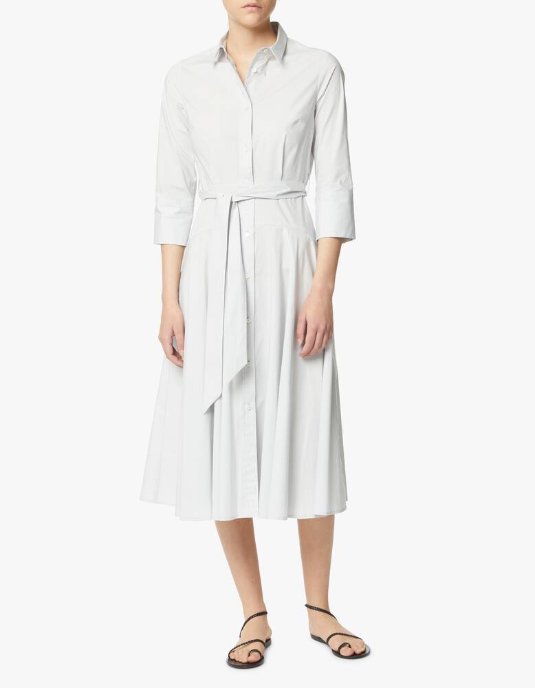 rinascente Rosso35 Waist-tie stretch-cotton poplin shirtdress