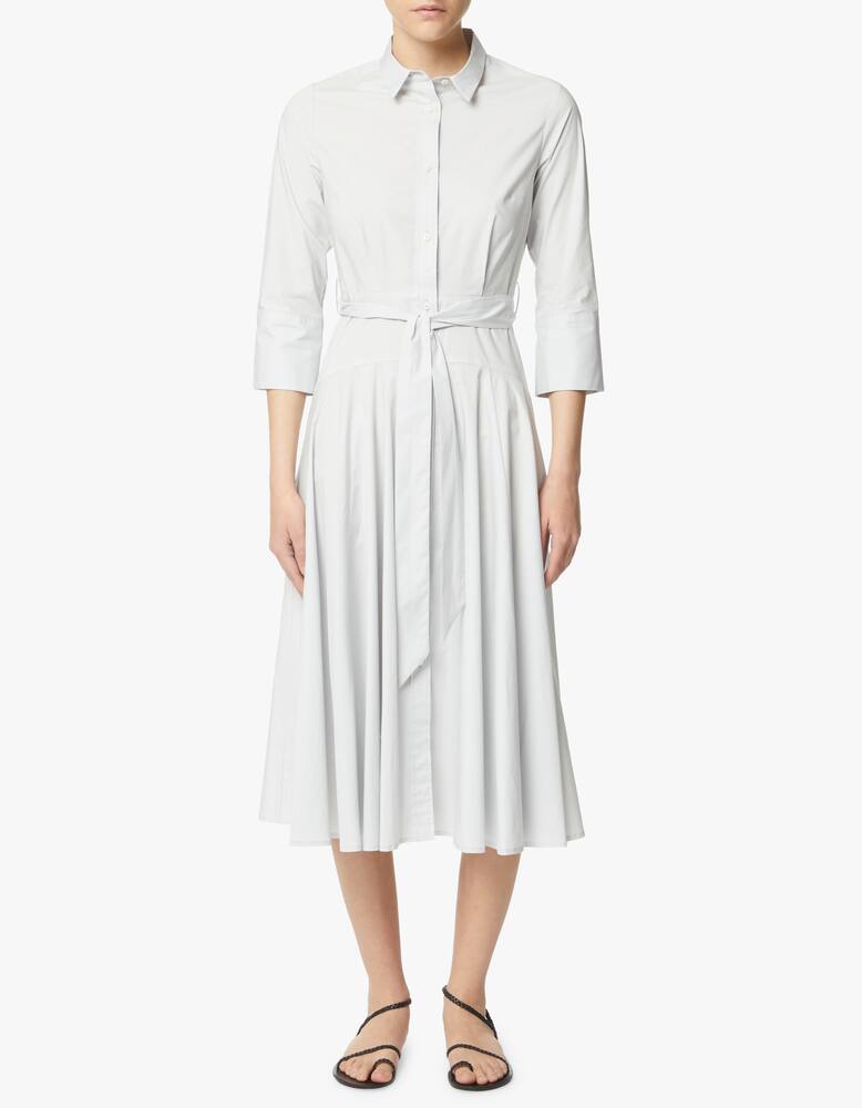 rinascente Rosso35 Waist-tie stretch-cotton poplin shirtdress