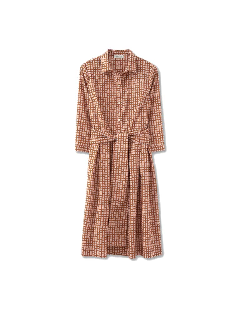 rinascente Rosso35 Vestito in cotone con cintura