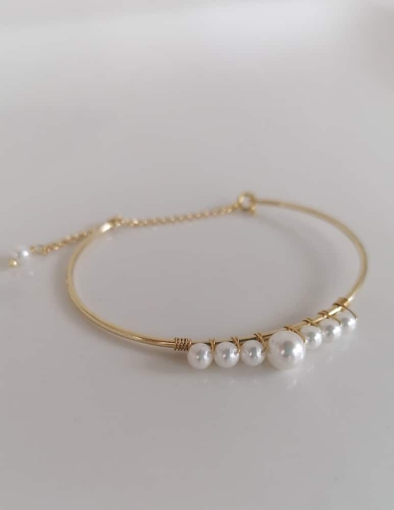 rinascente Noon Milan Briaccialetto Minimal pearls