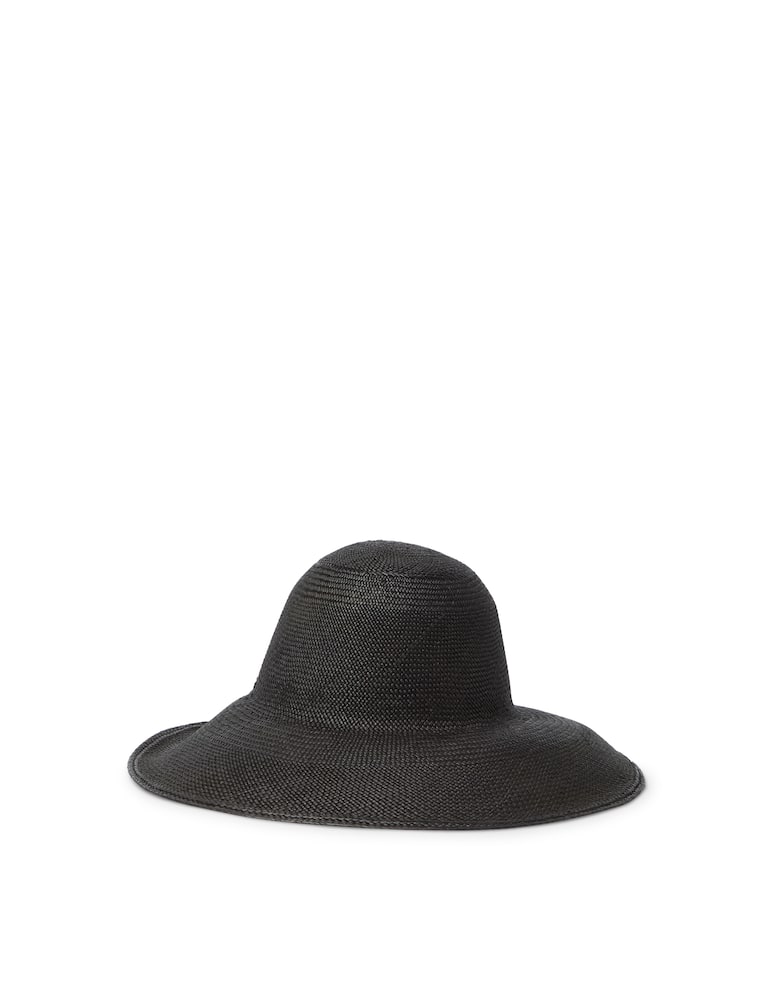 Flapper Ruth linen details brimmed hat - picture 1 Flapper Ruth linen details brimmed hat - picture 1