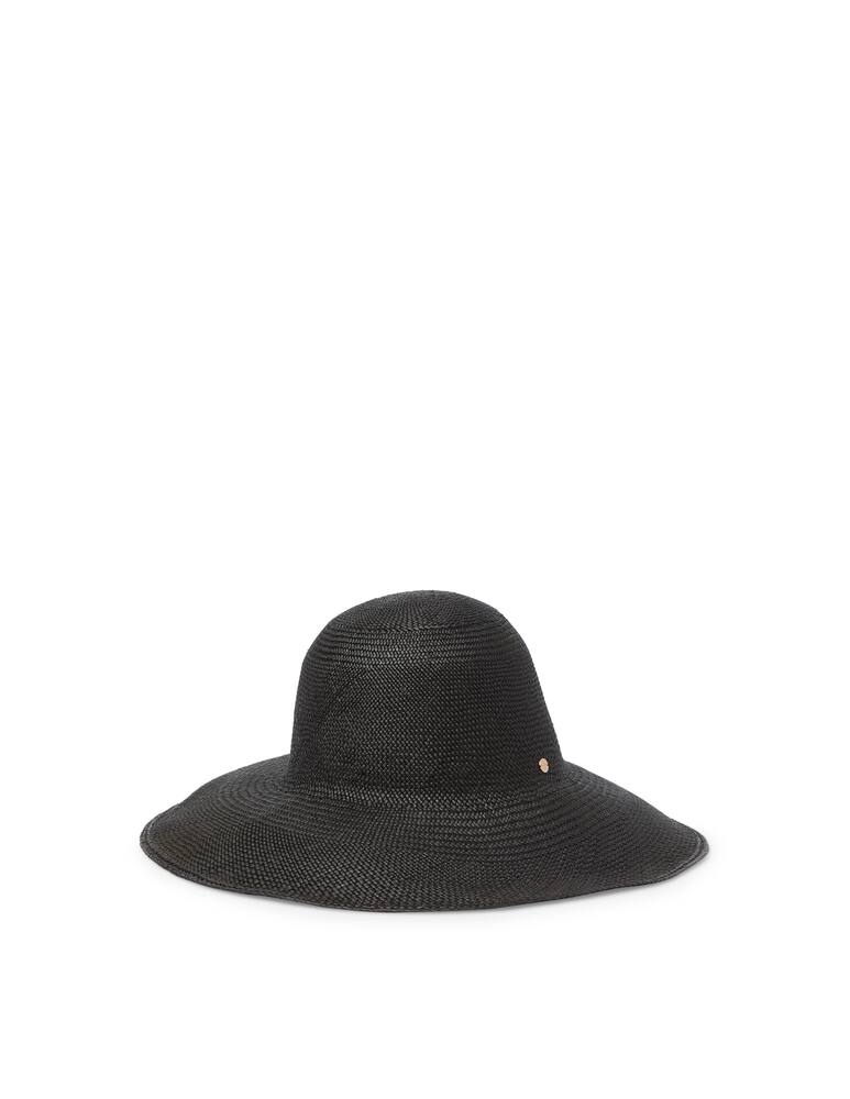rinascente Flapper Ruth linen details brimmed hat