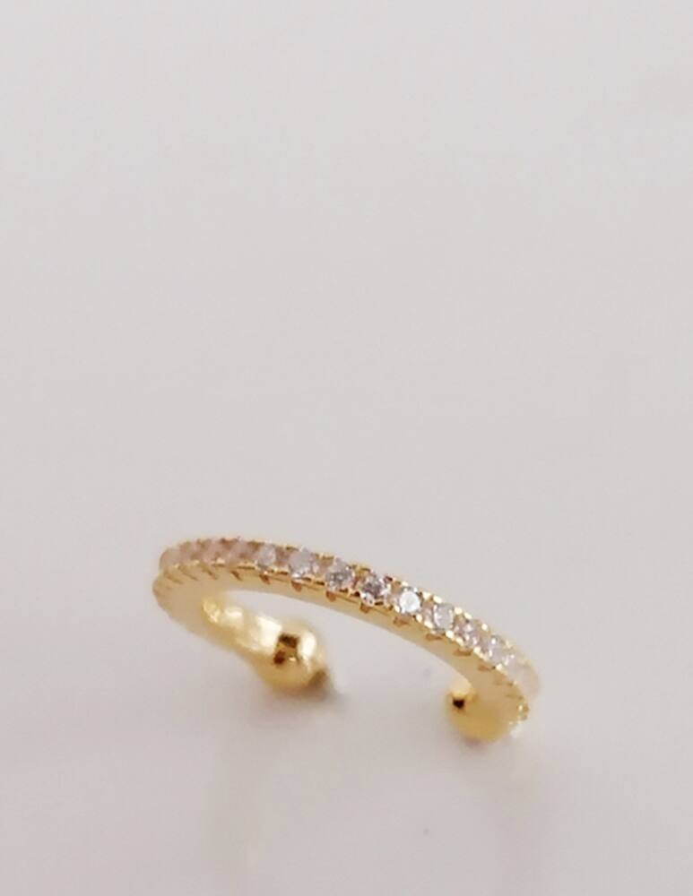 rinascente Noon Milan Earcuff Light beam con zirconi