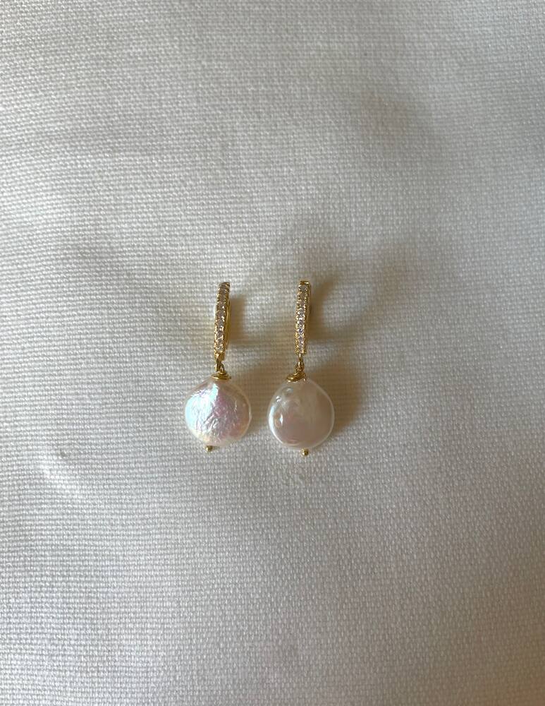 rinascente Noon Milan Single earring with natural pearl
