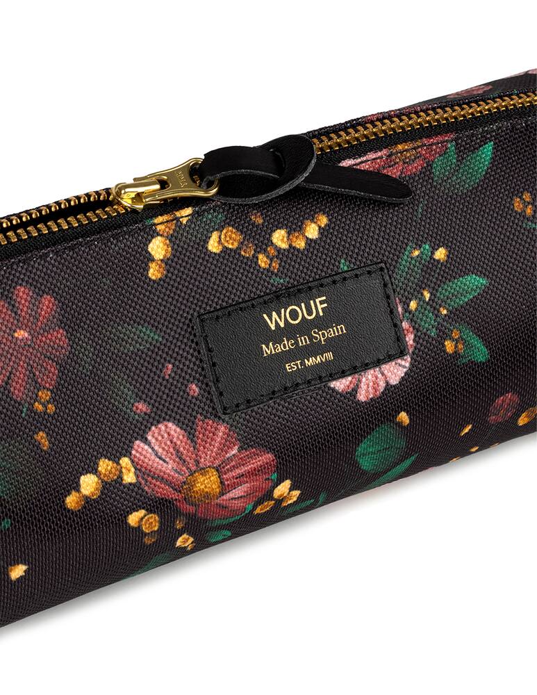 rinascente Wouf Black Flowers School Astuccio