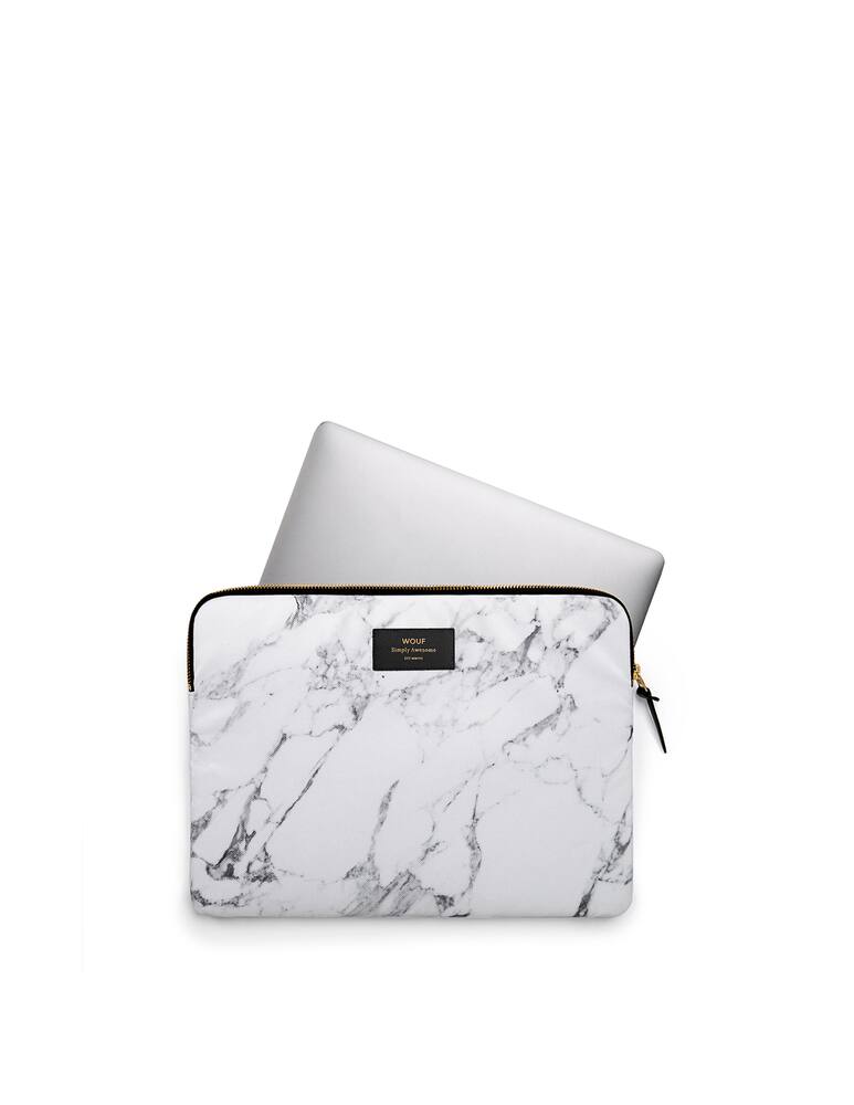 rinascente Wouf White Marble 13"