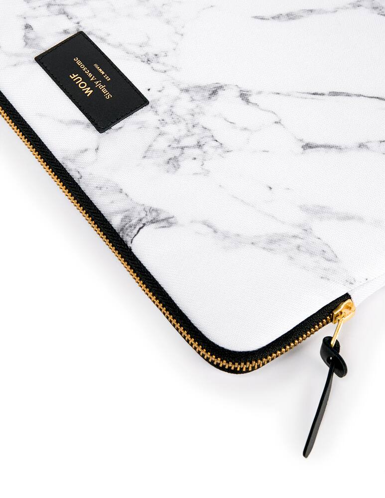 rinascente Wouf White Marble 13"